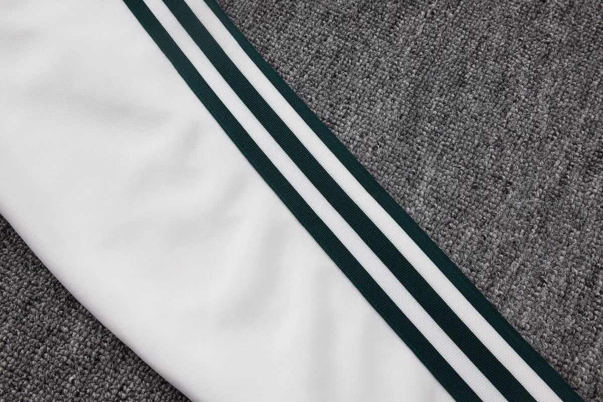 Tuta Full-zip Real Madrid 26/27 Nero Uomo Bianco e Verde | Tuta da Calcio - CalcioVivo