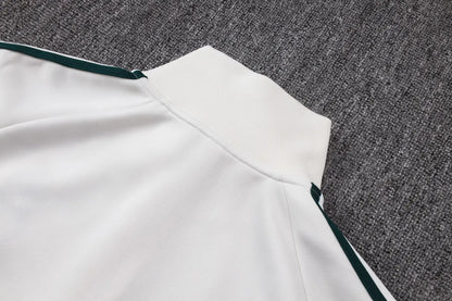 Tuta Full-zip Real Madrid 26/27 Nero Uomo Bianco e Verde | Tuta da Calcio - CalcioVivo