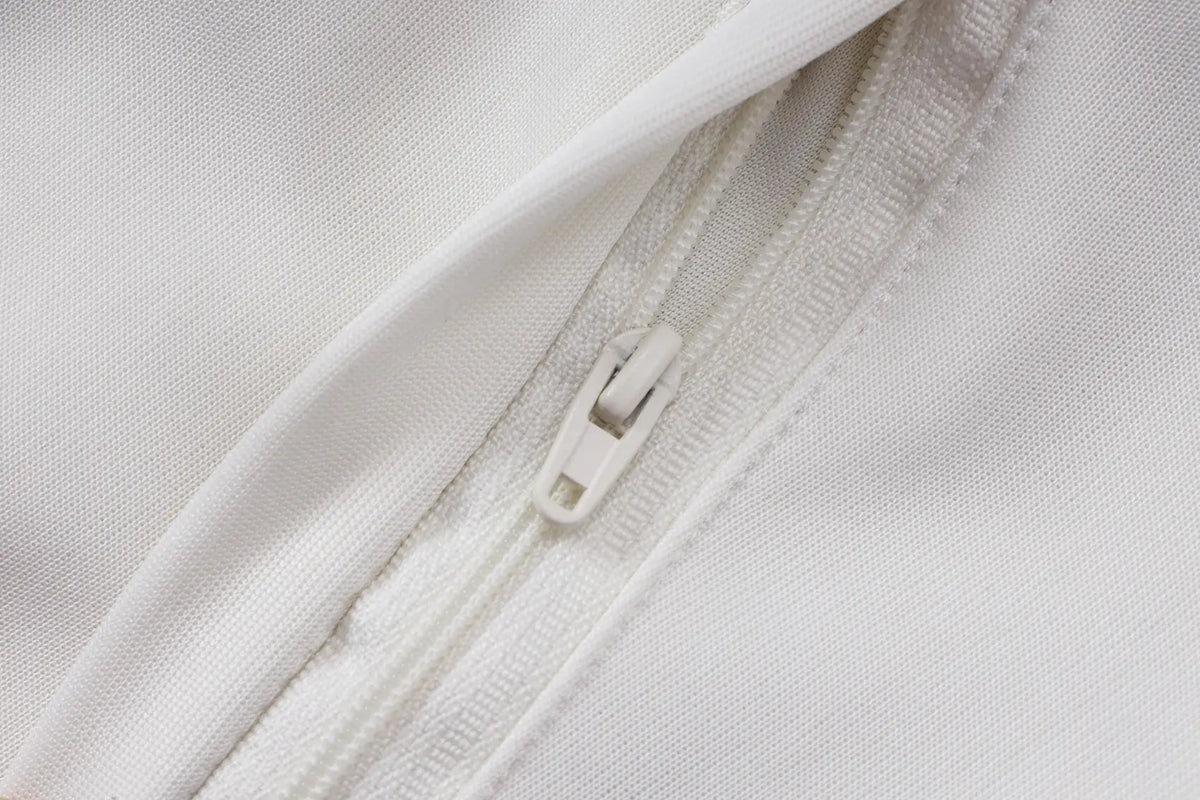 Tuta Full-zip Real Madrid 26/27 Nero Uomo Bianco e Verde | Tuta da Calcio - CalcioVivo