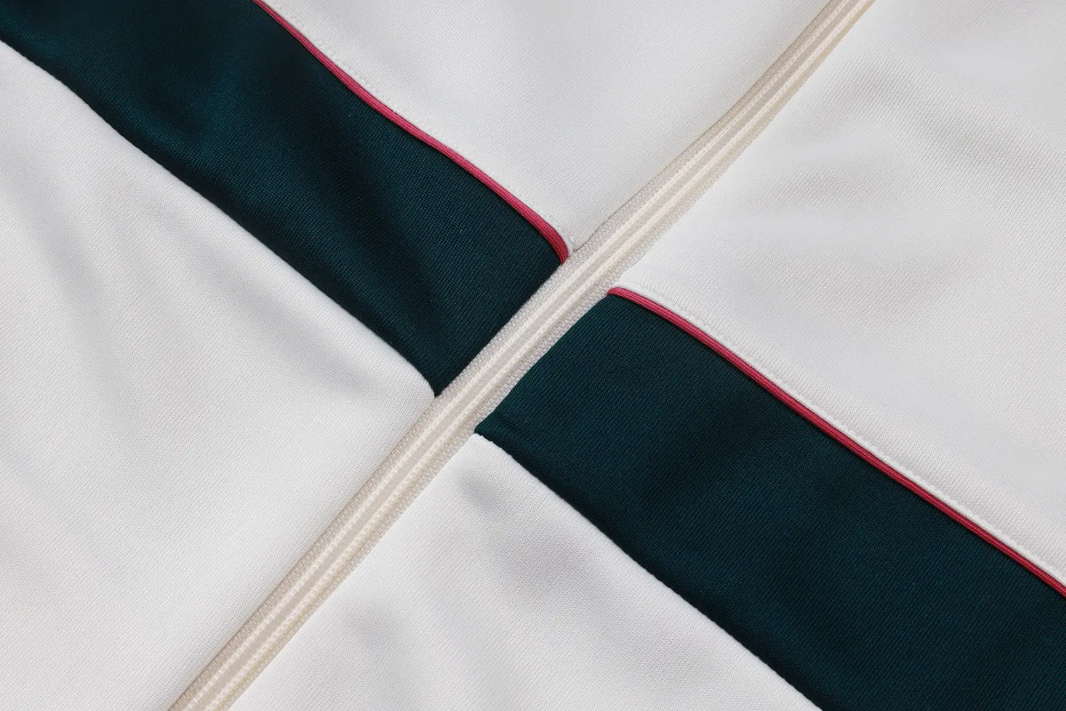 Tuta Full-zip Real Madrid 26/27 Nero Uomo Bianco e Verde | Tuta da Calcio - CalcioVivo