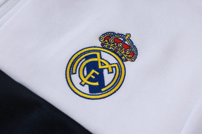Tuta Full-zip Real Madrid 26/27 Uomo Bianco | Tuta da Calcio - CalcioVivo