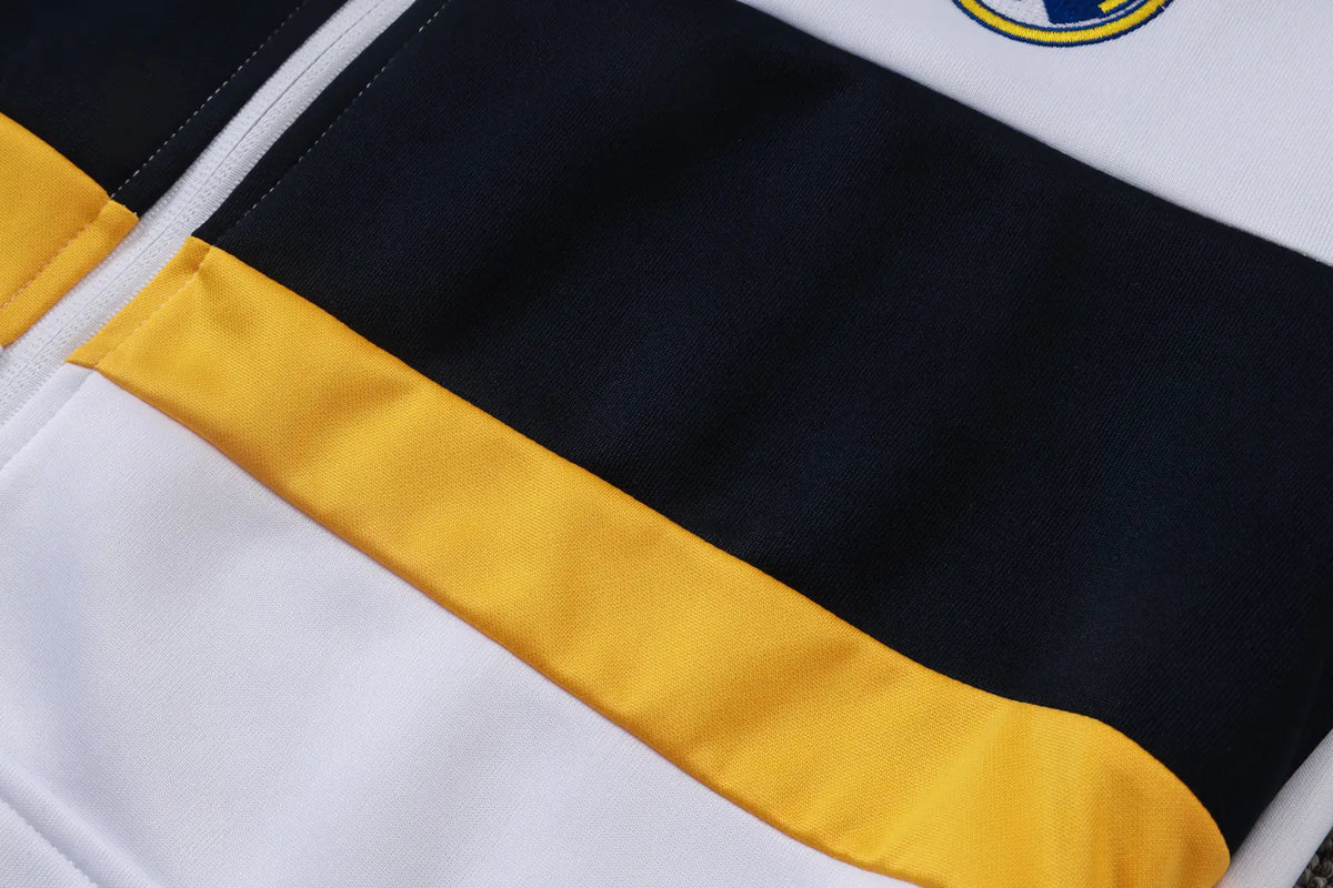 Tuta Full-zip Real Madrid 26/27 Uomo Bianco | Tuta da Calcio - CalcioVivo