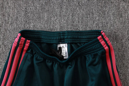 Tuta Full-zip Real Madrid 26/27 Uomo Bianco e Verde Petrolio | Tuta da Calcio - CalcioVivo