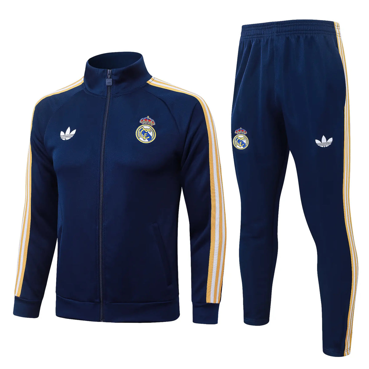 Tuta Full-zip Real Madrid 26/27 Uomo Blu Navy | Tuta da Calcio - CalcioVivo