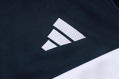 Tuta Full-zip Real Madrid 26/27 Uomo Blu Navy | Tuta da Calcio - CalcioVivo