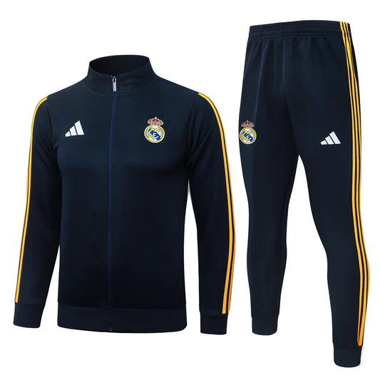 Tuta Full-zip Real Madrid 26/27 Uomo Blu Navy | Tuta da Calcio - CalcioVivo