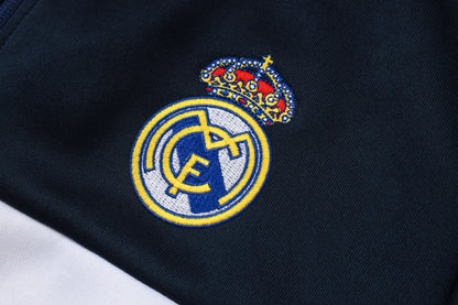 Tuta Full-zip Real Madrid 26/27 Uomo Blu Navy | Tuta da Calcio - CalcioVivo