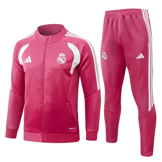 Tuta Full-zip Real Madrid 26/27 Uomo Rosa | Tuta da Calcio - CalcioVivo