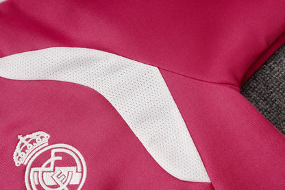 Tuta Full-zip Real Madrid 26/27 Uomo Rosa | Tuta da Calcio - CalcioVivo