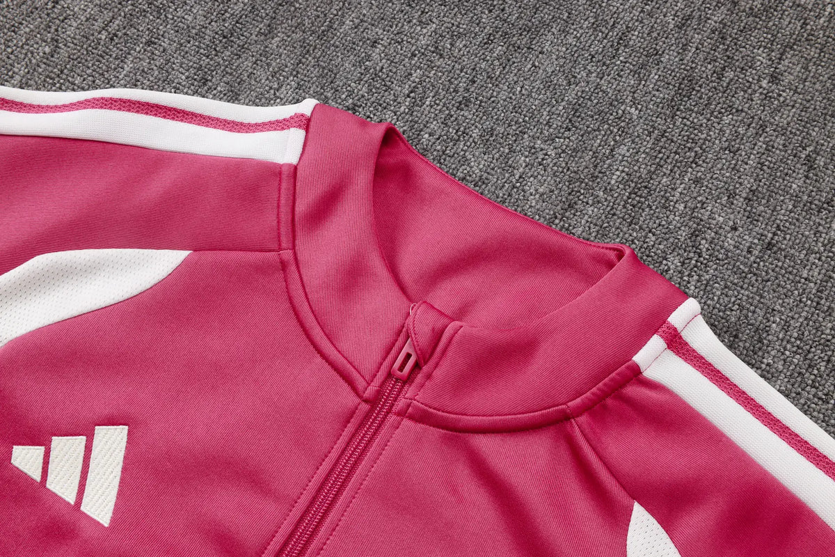 Tuta Full-zip Real Madrid 26/27 Uomo Rosa | Tuta da Calcio - CalcioVivo
