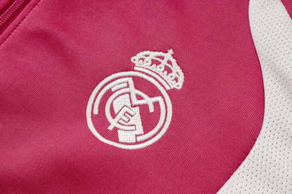 Tuta Full-zip Real Madrid 26/27 Uomo Rosa | Tuta da Calcio - CalcioVivo