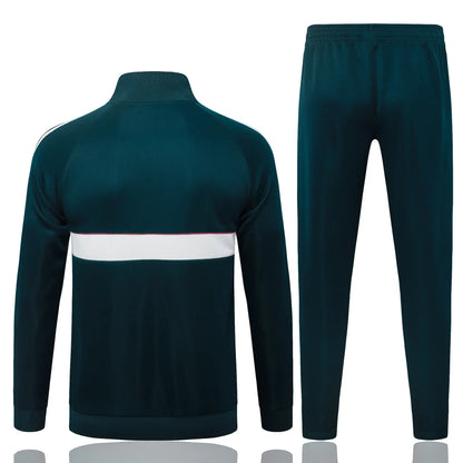 Tuta Full-zip Real Madrid 26/27 Uomo Verde Petrolio | Tuta da Calcio - CalcioVivo