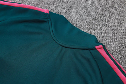 Tuta Full-zip Real Madrid 26/27 Uomo Verde Petrolio | Tuta da Calcio - CalcioVivo