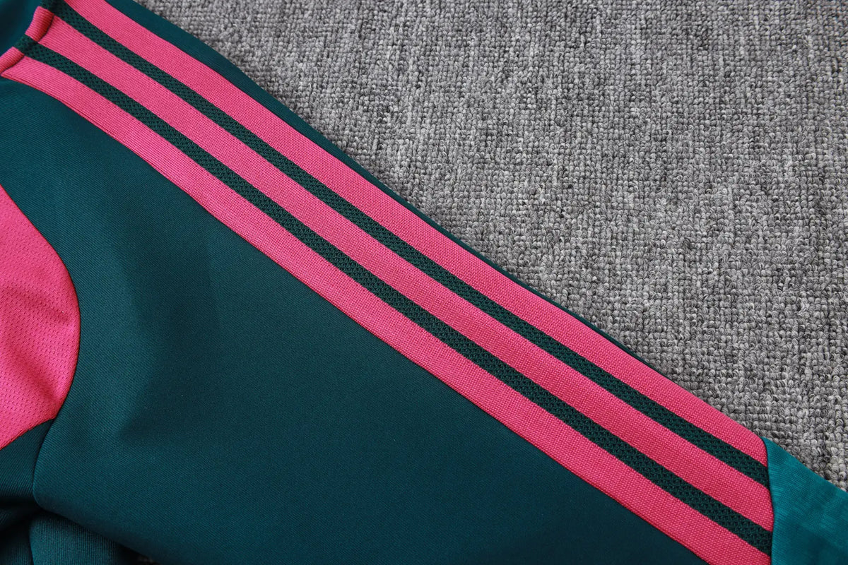 Tuta Full-zip Real Madrid 26/27 Uomo Verde Petrolio | Tuta da Calcio - CalcioVivo