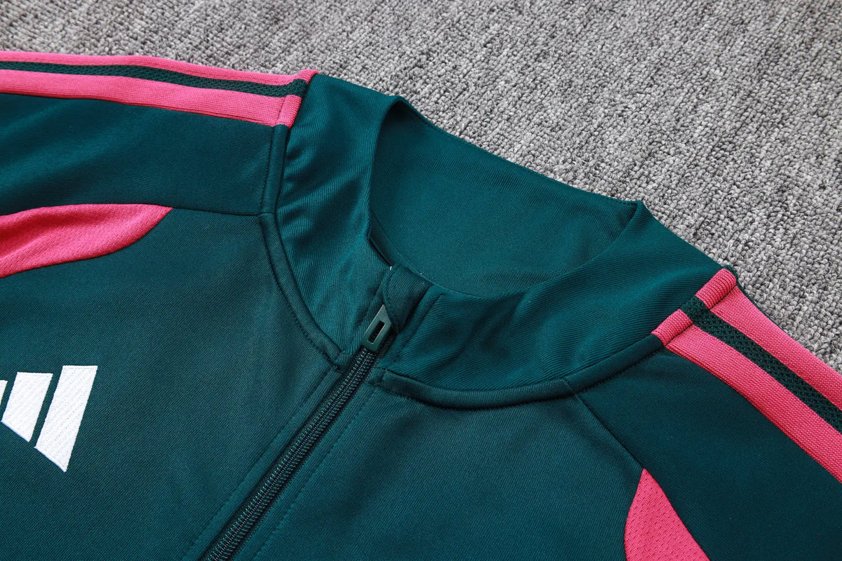 Tuta Full-zip Real Madrid 26/27 Uomo Verde Petrolio | Tuta da Calcio - CalcioVivo