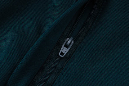 Tuta Full-zip Real Madrid 26/27 Uomo Verde Petrolio | Tuta da Calcio - CalcioVivo