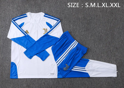 Tuta Half-zip Juventus 26/27 Uomo Bianco e Blu | Tuta da Calcio - CalcioVivo