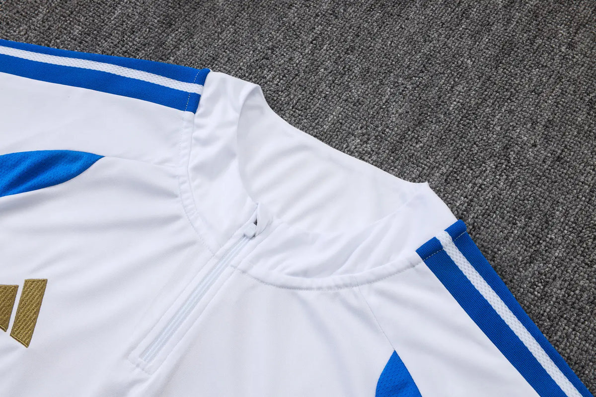 Tuta Half-zip Juventus 26/27 Uomo Bianco e Blu | Tuta da Calcio - CalcioVivo