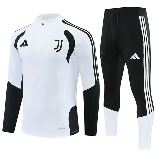 Tuta Half-zip Juventus 26/27 Uomo Bianco/Nero | Tuta da Calcio