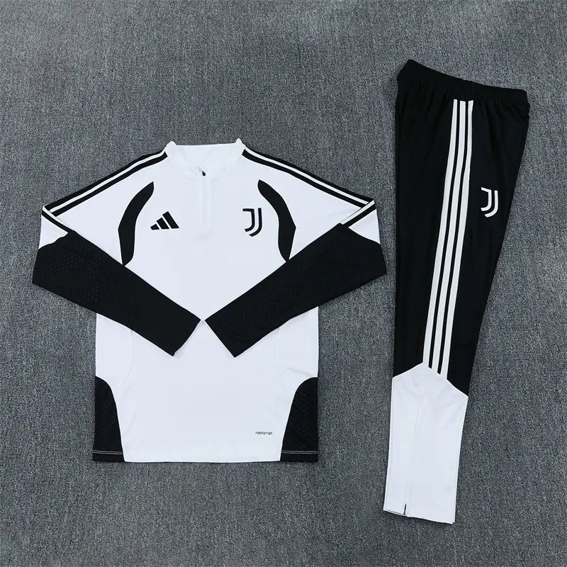 Tuta Half-zip Juventus 26/27 Uomo Bianco/Nero | Tuta da Calcio