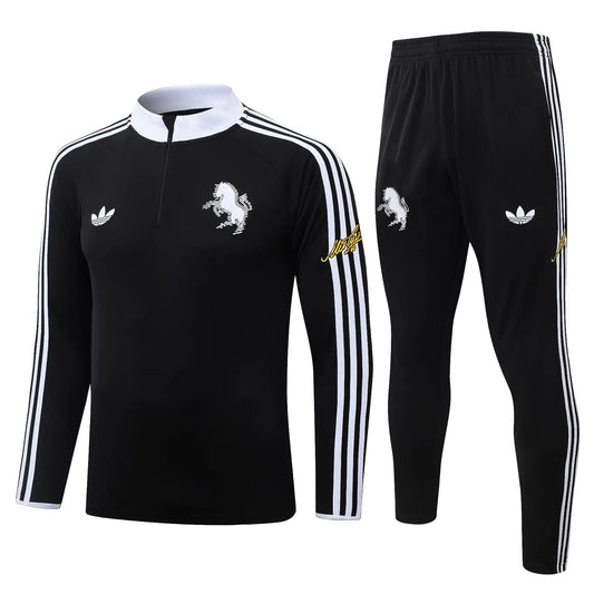 Tuta Half-zip Juventus 26/27 Uomo Nero | Tuta da Calcio - CalcioVivo
