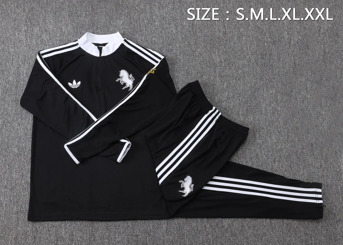 Tuta Half-zip Juventus 26/27 Uomo Nero | Tuta da Calcio - CalcioVivo