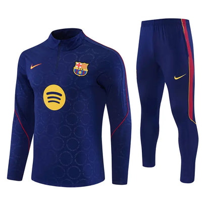 Tuta Half-zip Barcelona 26/27 Blu Navy