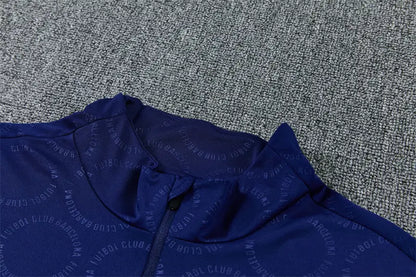 Tuta Half-zip Barcelona 26/27 Blu Navy