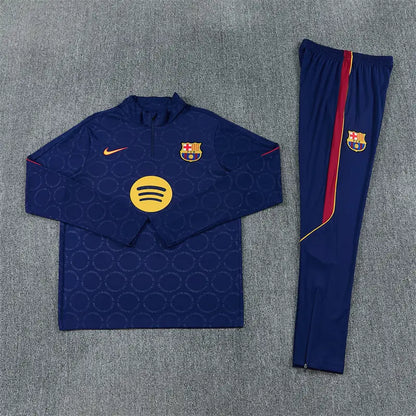 Tuta Half-zip Barcelona 26/27 Blu Navy