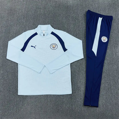 Tuta Half-zip Manchester City 26/27 Uomo Azzurro e Blu Navy | Tuta da Calcio