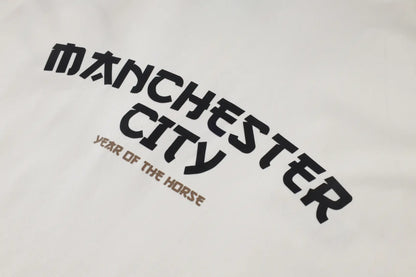 Tuta Half-zip Manchester City 26/27 Uomo Bianco e Nero | Tuta da Calcio - CalcioVivo