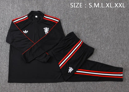 Tuta Half-zip Manchester United 26/27 Uomo Nero | Tuta da Calcio - CalcioVivo