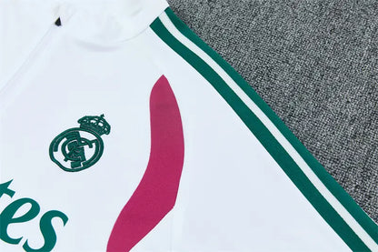 Tuta Half-zip Real Madrid 26/27 Bianco e Verde