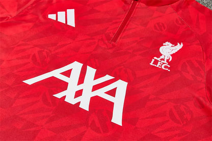 Tuta Liverpool 26/27 Uomo Rosso e Nero | Tuta da Calcio - CalcioVivo