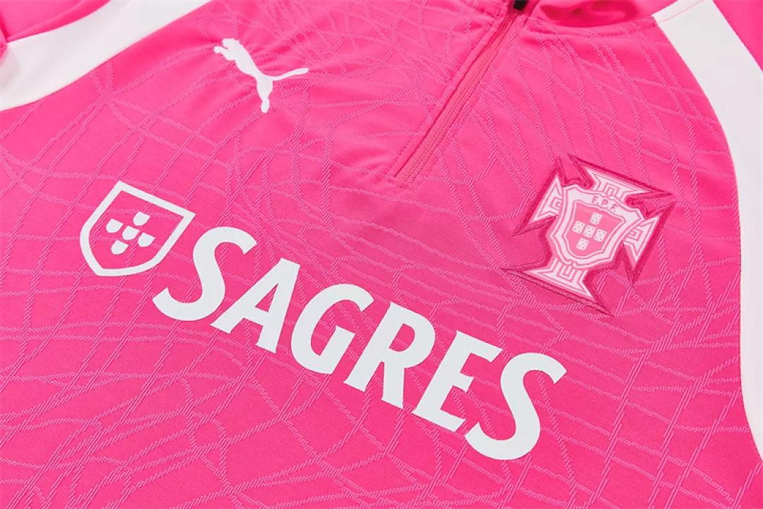 Tuta Portogallo 26/27 Uomo Rosa | Tuta da Calcio - CalcioVivo