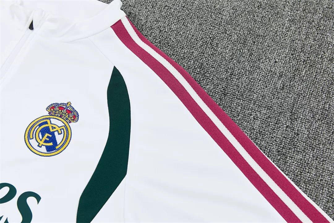 Tuta Real Madrid 26/27 Uomo Bianco e Verde | Tuta da Calcio - CalcioVivo