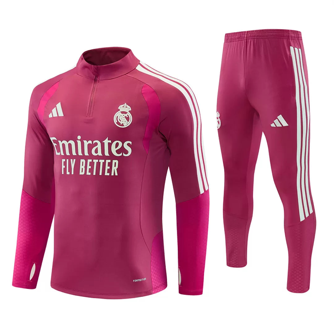 Tuta Real Madrid 26/27 Uomo Fucsia | Tuta da Calcio - CalcioVivo